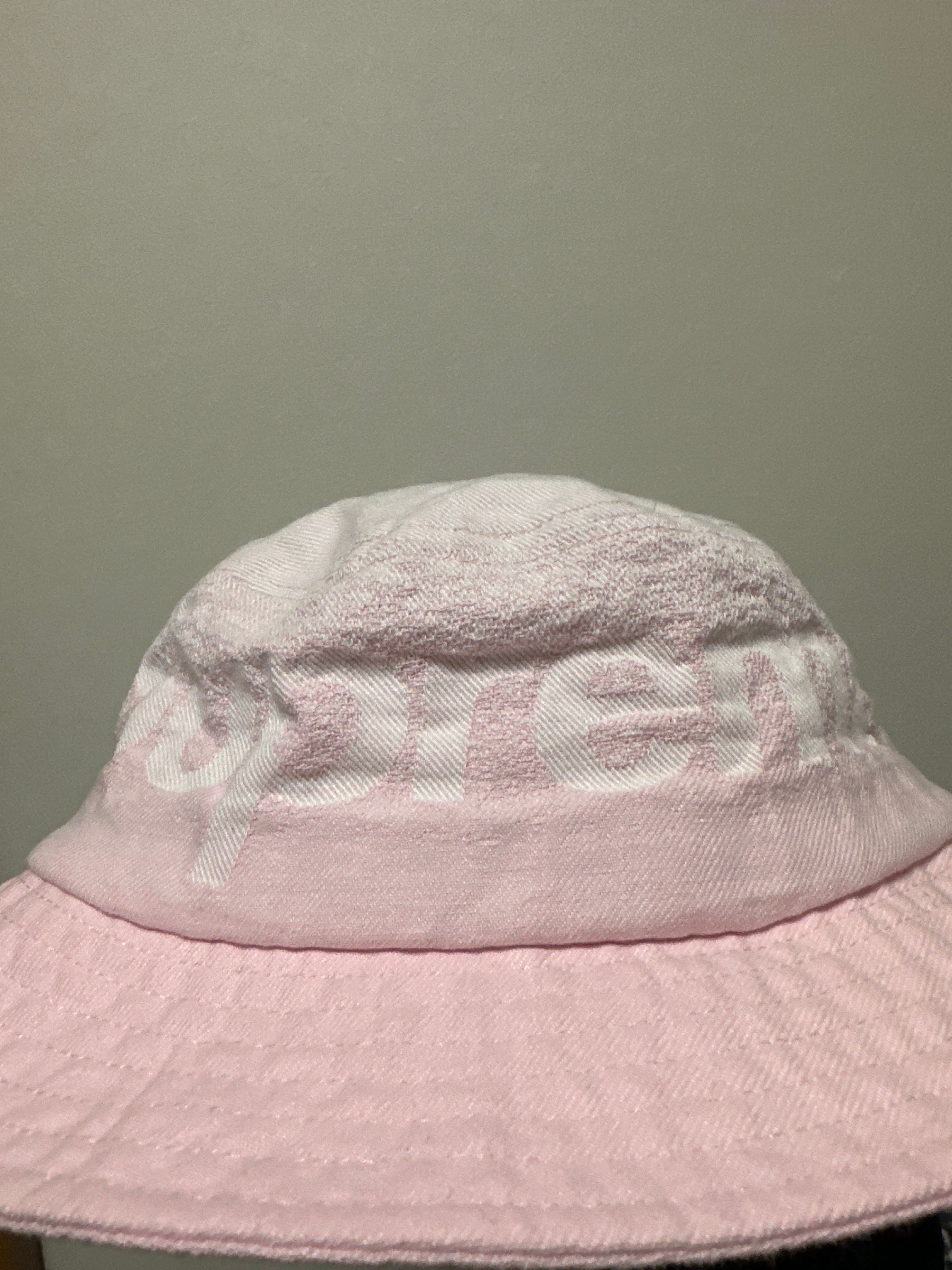 Supreme Fade Jacquard Denim Crusher "Pink"