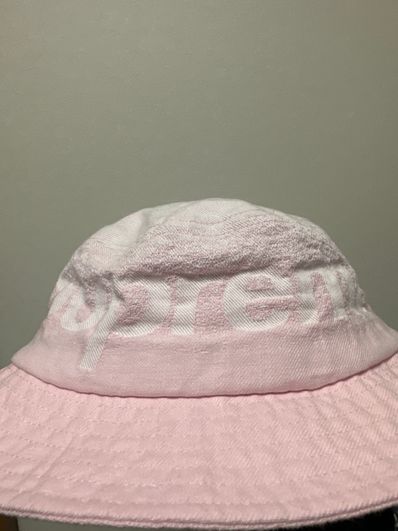 Supreme Fade Jacquard Denim Crusher "Pink"