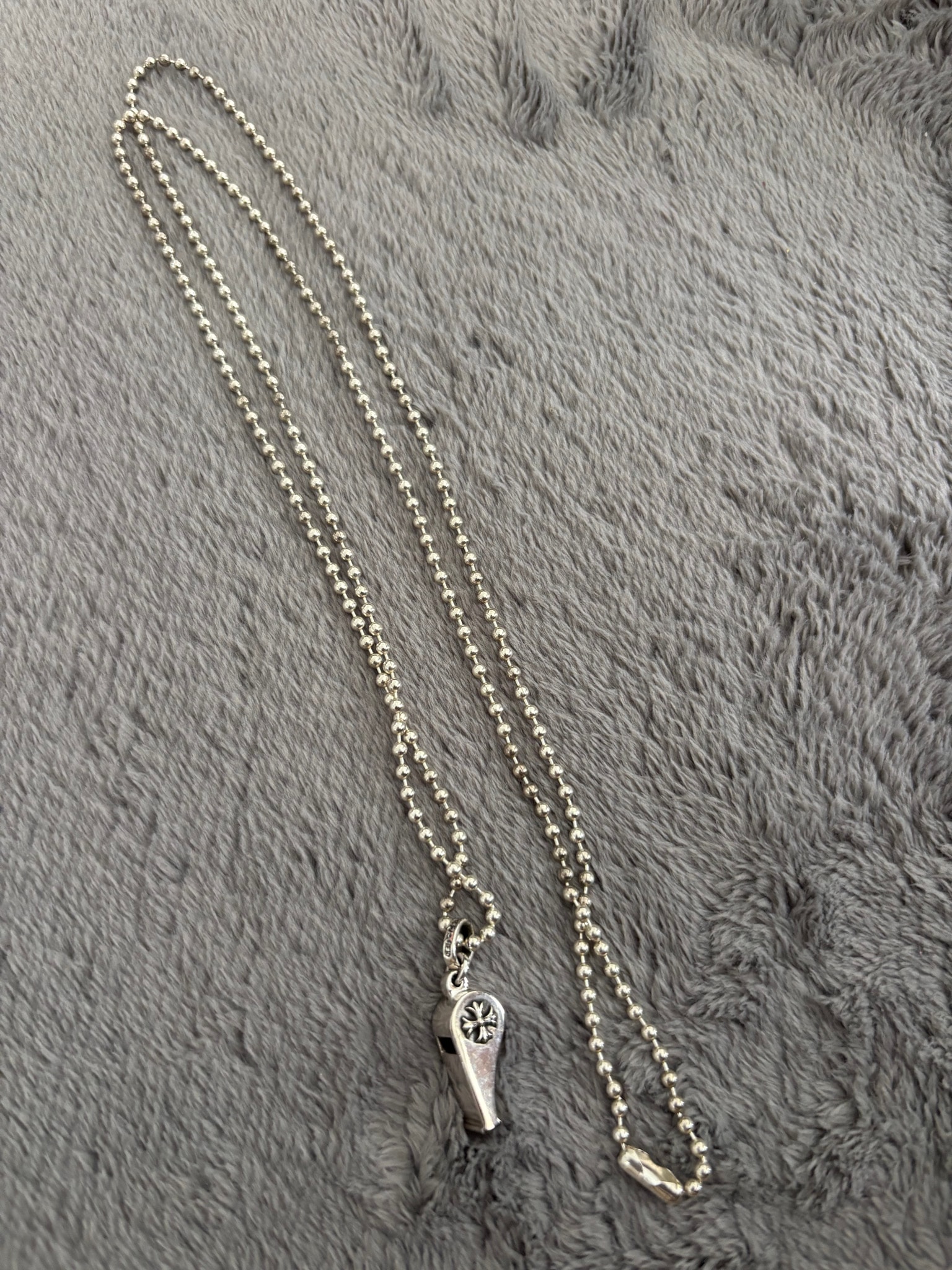 Chrome Hearts Tiny Whistle Charm CH Plus "Silver"