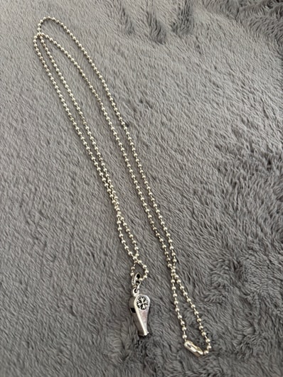 Chrome Hearts Tiny Whistle Charm CH Plus "Silver"