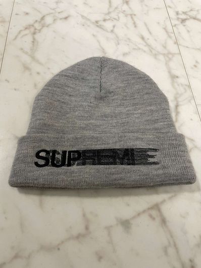 Supreme Motion Logo Beanie "Grey" (20SS)