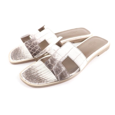 未使用品 エルメス サンダル オラン レディース 38