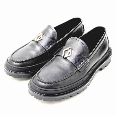 Dior ディオール Explorer エクスプローラー ローファー サイズ39 CDロゴ ダービーシューズ 厚底 レザー 靴 ブランド古着【中古】20250701/RA5274