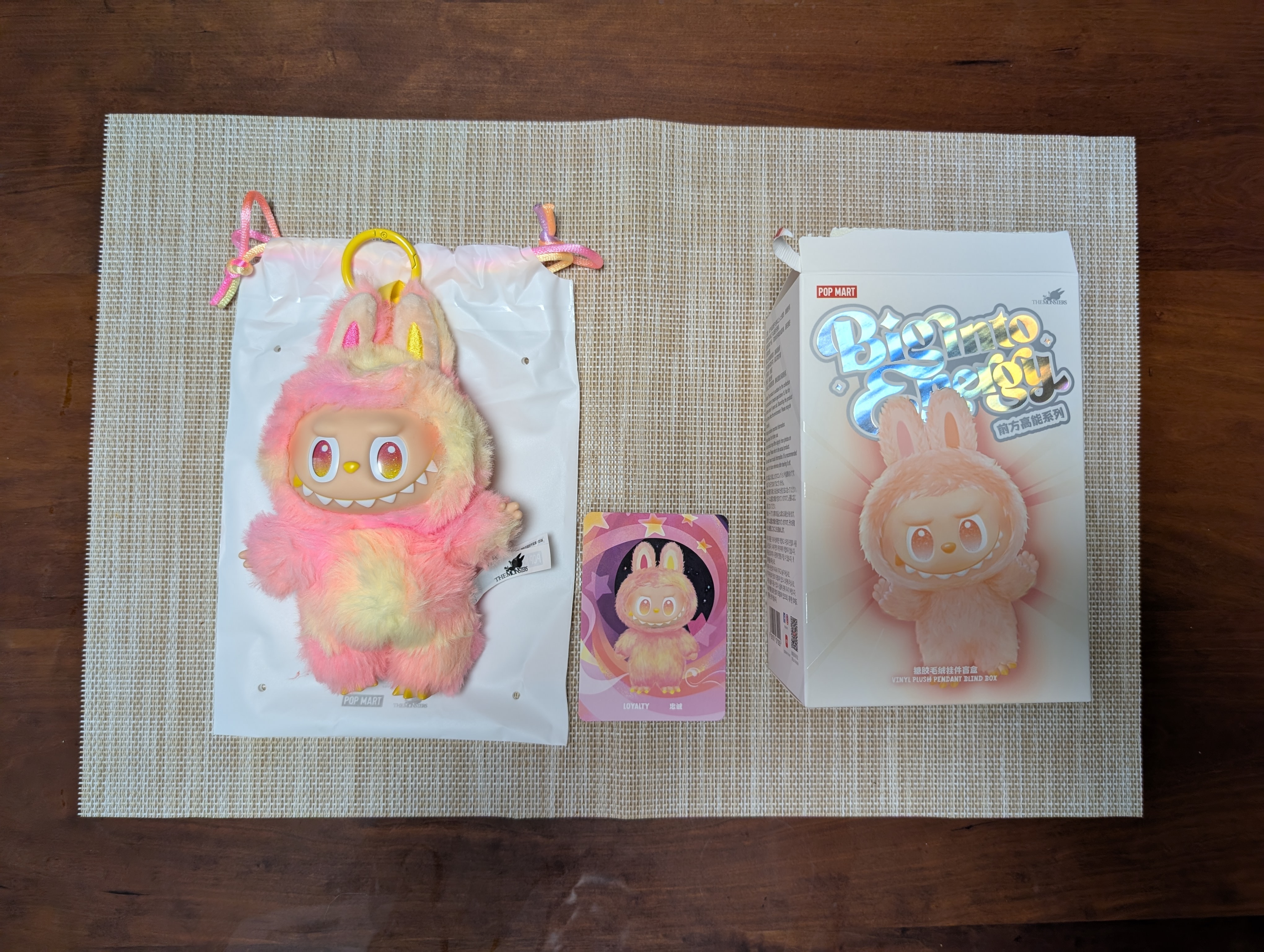 POP MART THE MONSTERS (LABUBU) Big into Energy Series Plush Pendant LOYALTY