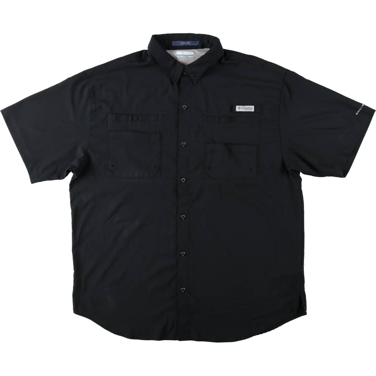 古着 コロンビア Columbia PFG OMNI-SHADE オムニシェイド ボタンダウン 半袖 フィッシングシャツ メンズXL相当/eaa619197