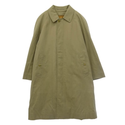 BURBERRY バーバリー BBB55-940-72 Burberrys オールド ライナー付き プローサム ステンカラーコート イニシャル入 カーキ系 160【中古】
