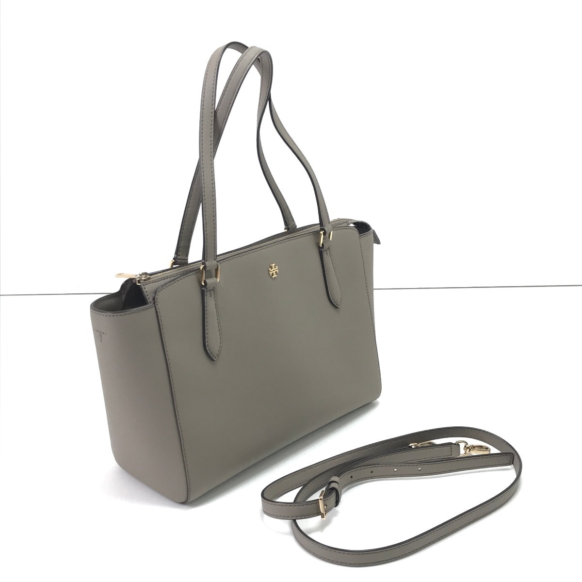TORY BURCH 2WAYショルダーバッグ グレージュ