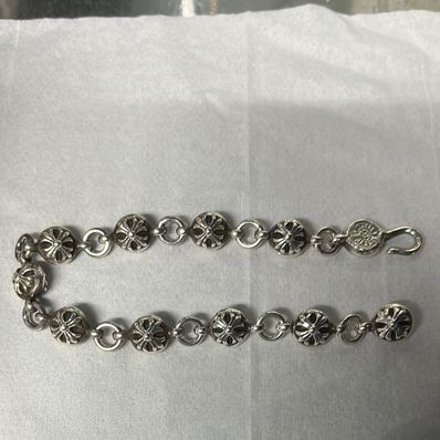 Chrome Hearts Cross Ball Bracelet #2 "Silver"