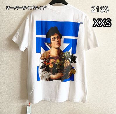 100%本物 off-white アロー ロゴ Tシャツ オフホワイト