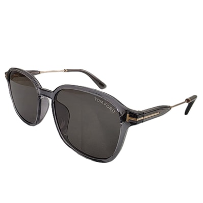 TOM FORD トムフォード アジアンフィット UVカット ボストン サングラス FT0893-K プラスチック ブラック メンズ【中古】