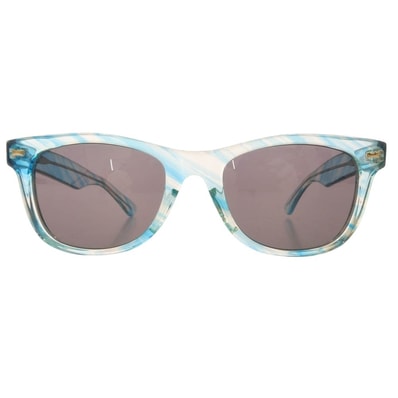 Ron Herman ロンハーマン サングラス x 金子眼鏡 サングラス アイウェア フレーム:ライトブルー系【中古】