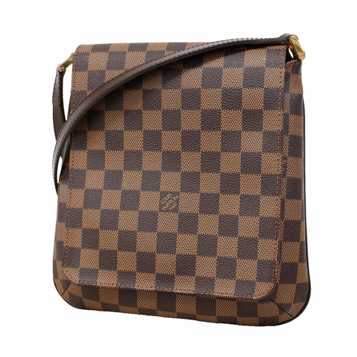 【6fb2987】ルイヴィトン ショルダーバッグ ダミエ ミュゼットサルサロングストラップ N51300 エベヌ【中古】レディース