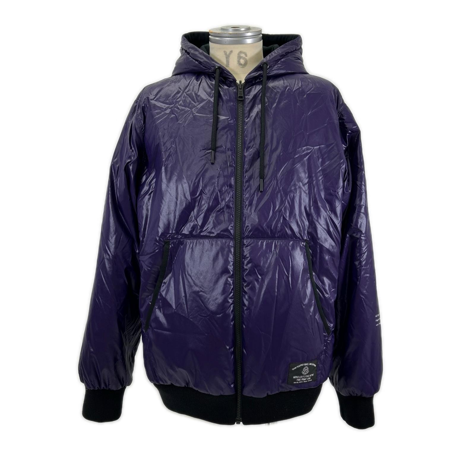 モンクレール ×フラグメント 19AW ブラック×パープル DYLE リバーシブルダウンフーディー 2