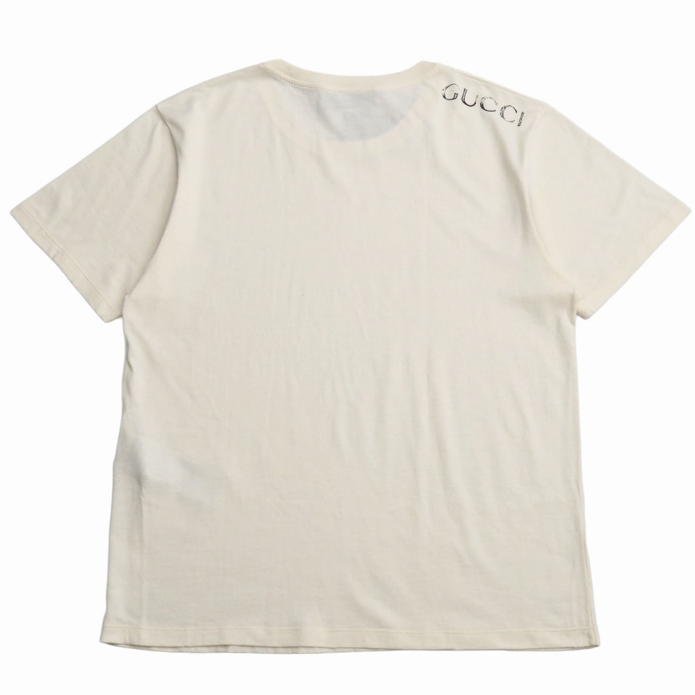 ■未使用品■GUCCI グッチ 半袖Tシャツ サイズL ダメージ加工 クルーネック ヴィンテージロゴ イタリア製 20260609/RA9678