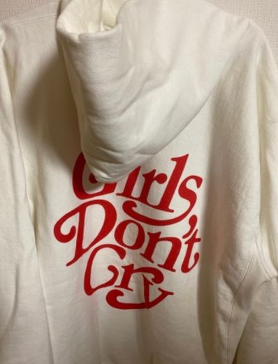 HUMAN MADE Girls Don ’t Cry hoodie "White" / VERDY