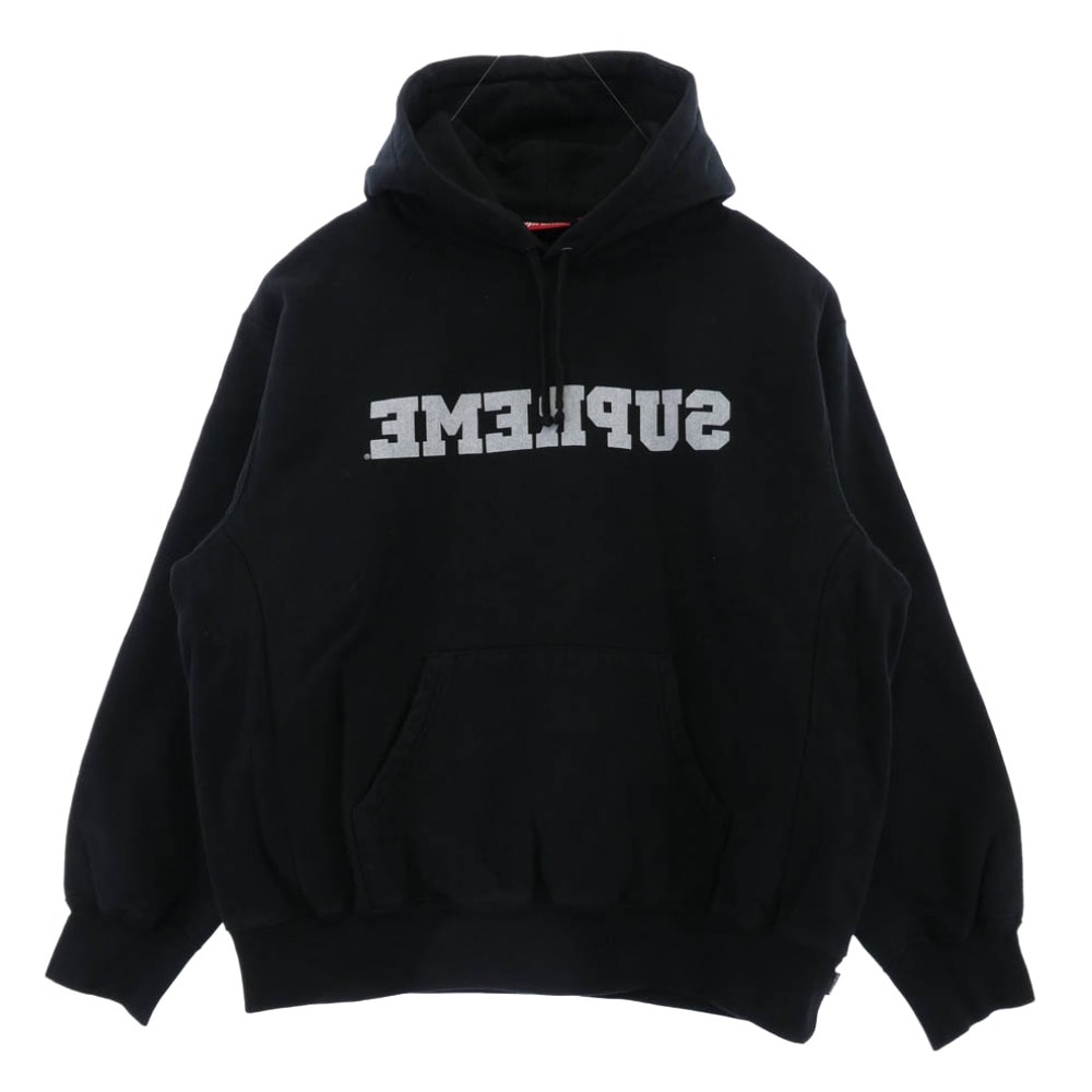 Supreme シュプリーム パーカー 25SS Reverse Hooded Sweatshirt リバース フーデッド スウェットシャツ フーディー パーカー ブラック系 M【中古】