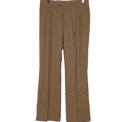 AURALEE Super Fine Tropical Wool Slacks "Gray Beige"