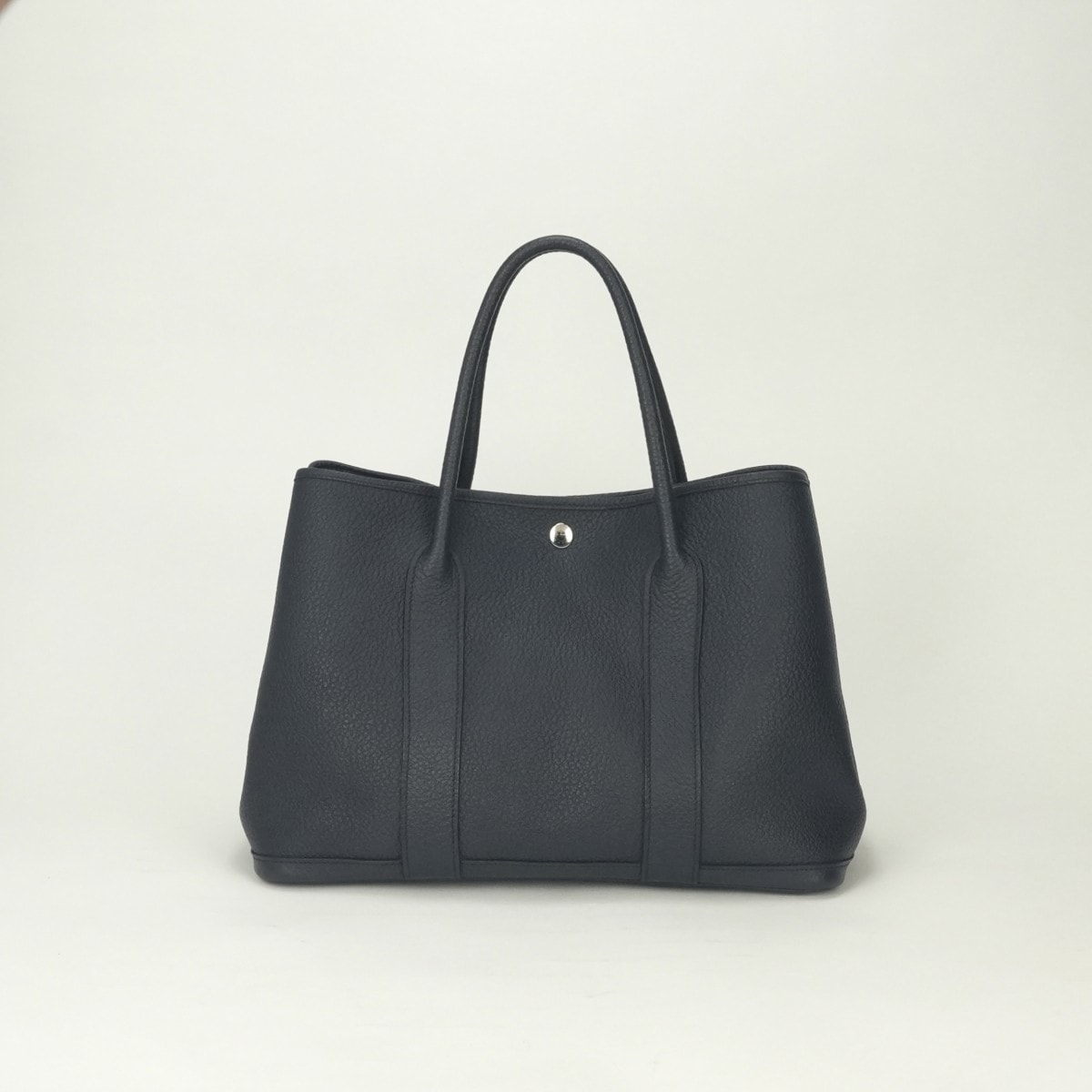 エルメス HERMES ガーデンパーティPM ガーデンパーティ PM バッグ トートバッグ カントリー ブルーニュイ Bleu Nuit ネイビー Navy 紺 シルバー金具 ハンドバッグ ガーデンパーティ36