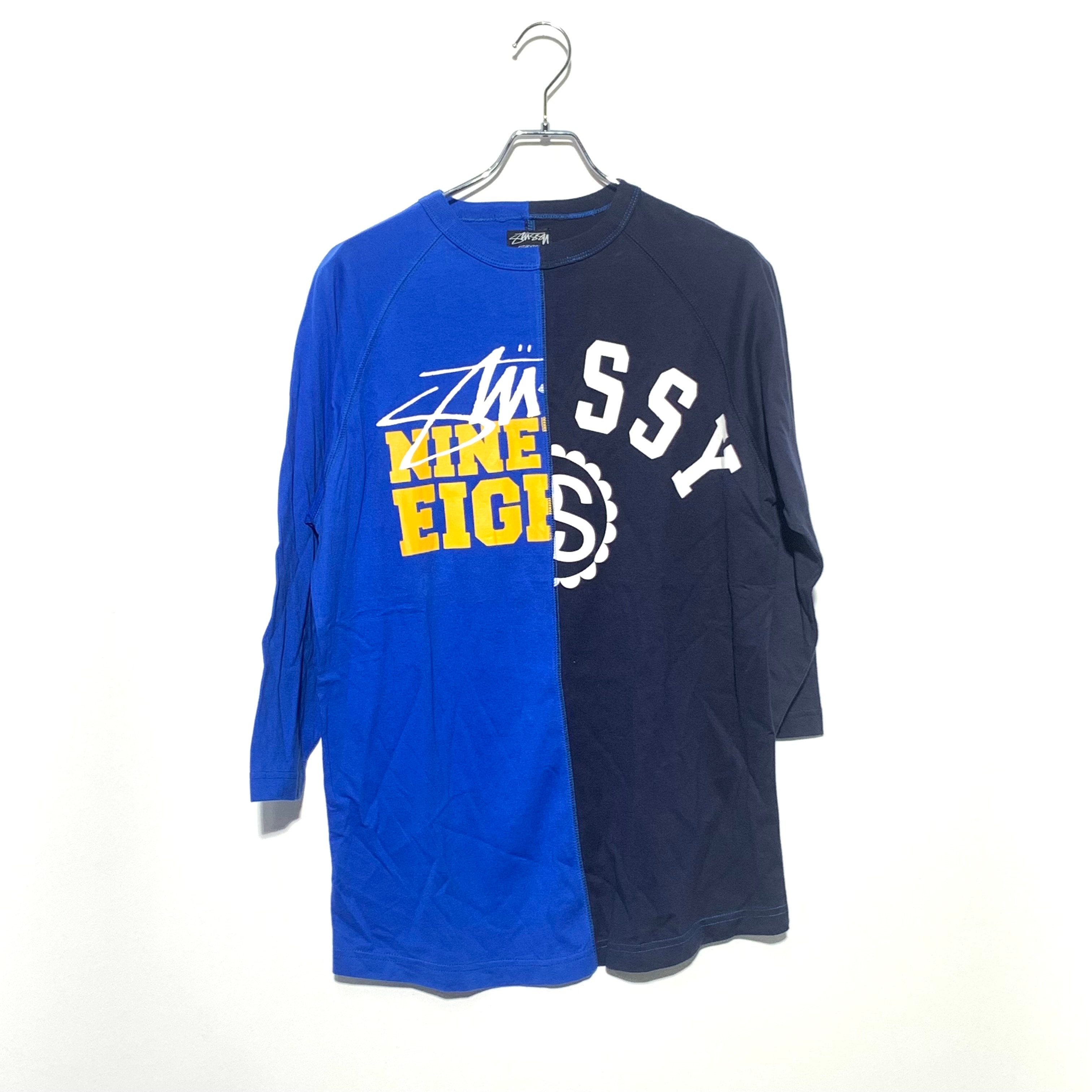Stussy docking 3/4 sleeve Tee Blue