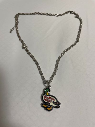 HUMAN MADE DUCK NECKLACE "Silver"