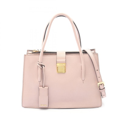 ミュウ ミュウ Miu Miu MADRAS マドラス 2WAY ハンドバッグ バッグ レザー レディース ピンク系 【中古】