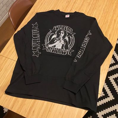 Supreme x HYSTERIC GLAMOUR L/S Tee "Black"