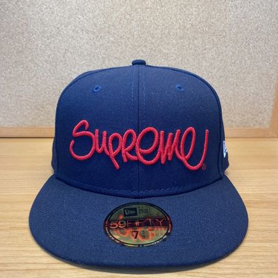 Supreme Handstyle New Era "Navy"