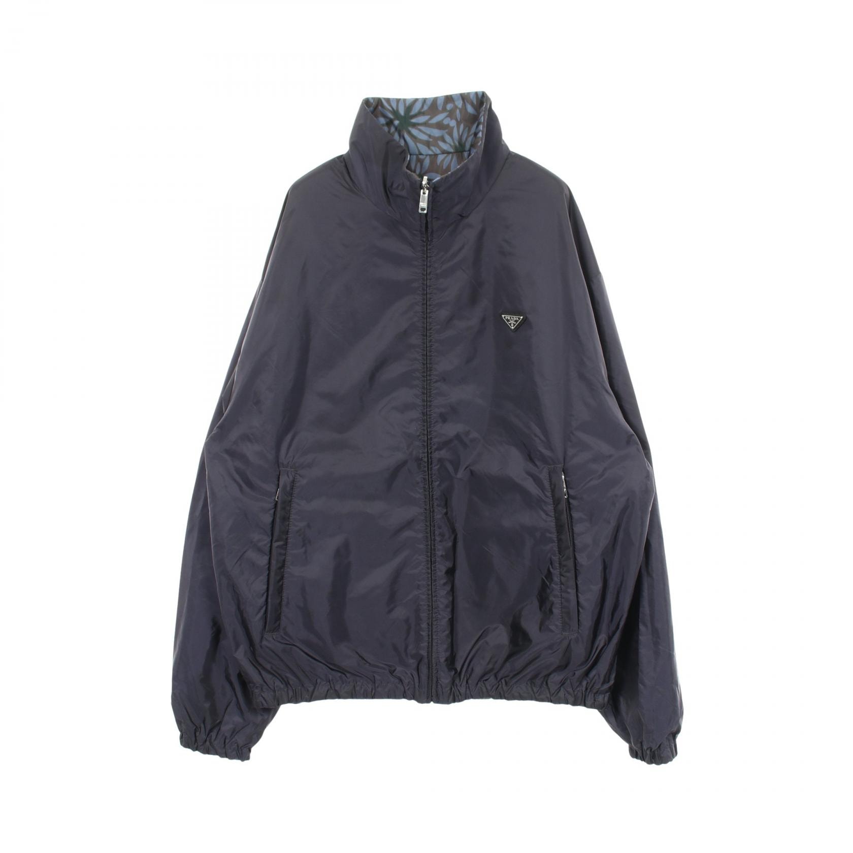 プラダ PRADA Re-Nylon リバーシブル 衣料品 アウター ナイロン メンズ ネイビー系 / ブルー系 SGD131 【中古】