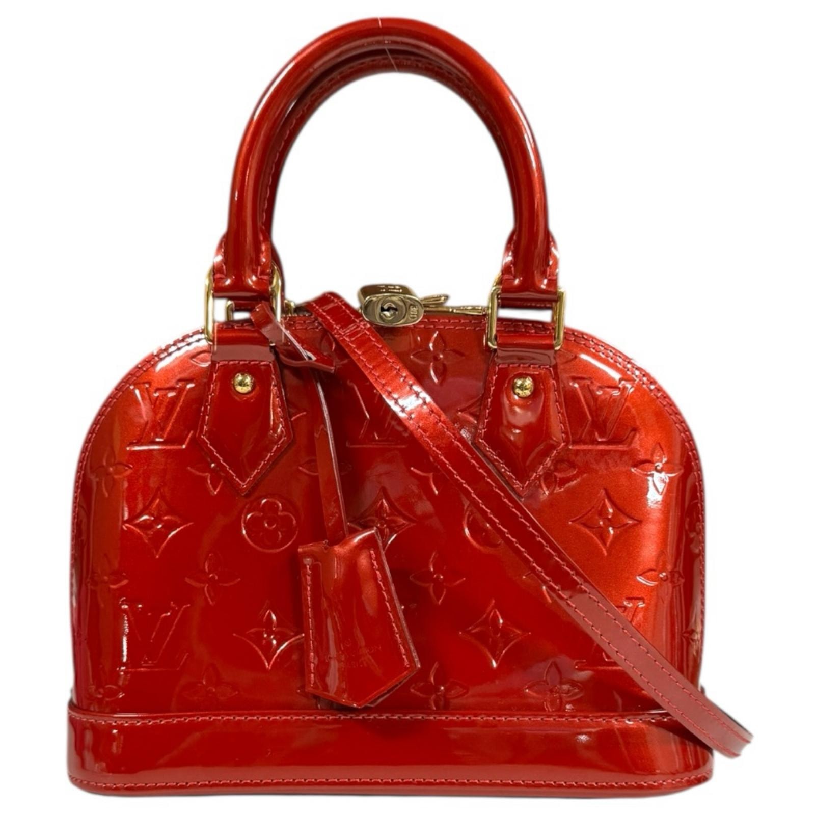 Louis Vuitton Alma BB Monogram Vernis "Pomme d'Amour"
