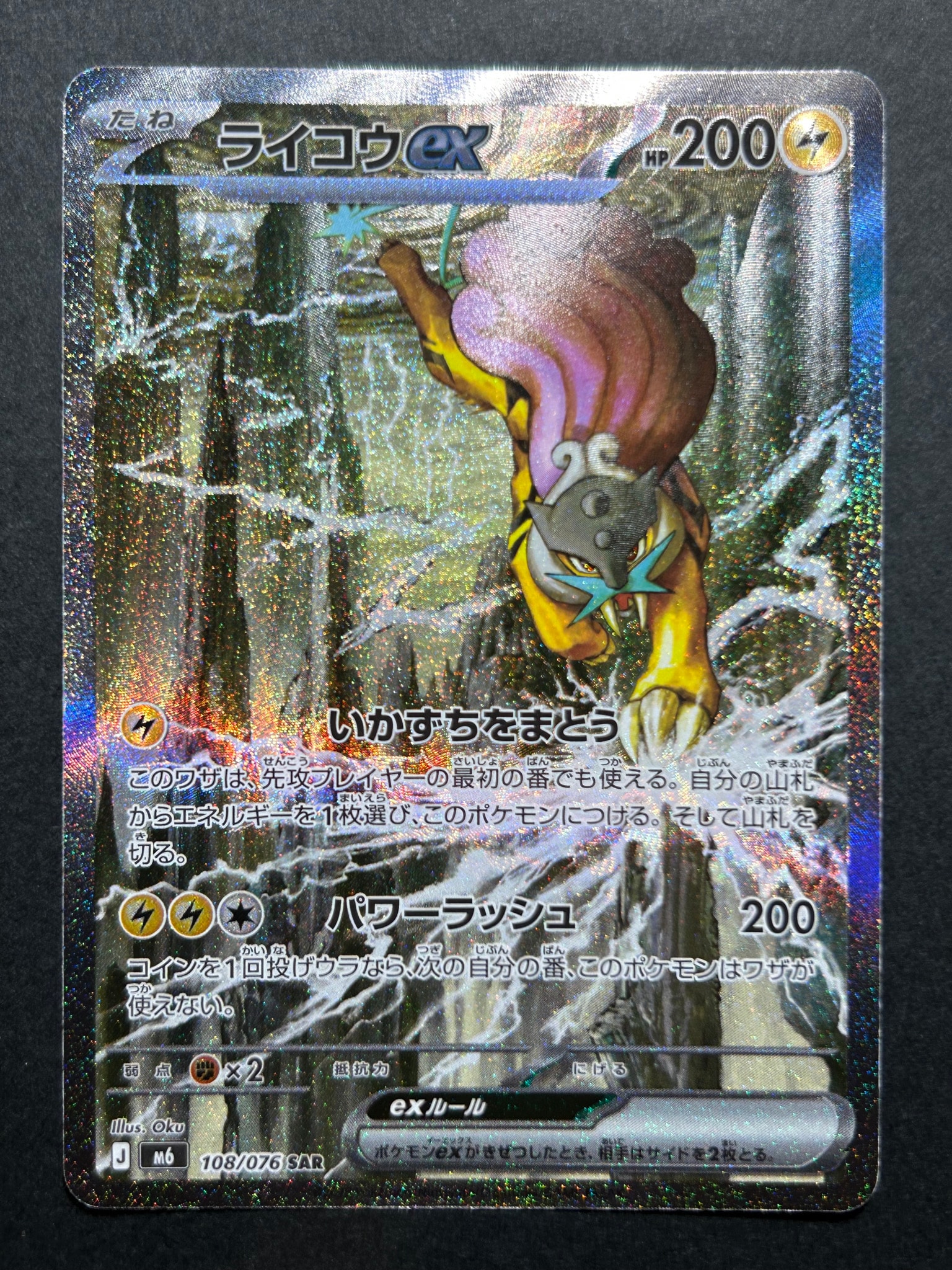 Raikou ex SAR [M6 108/076](Expansion Pack "Storm Emeralda")