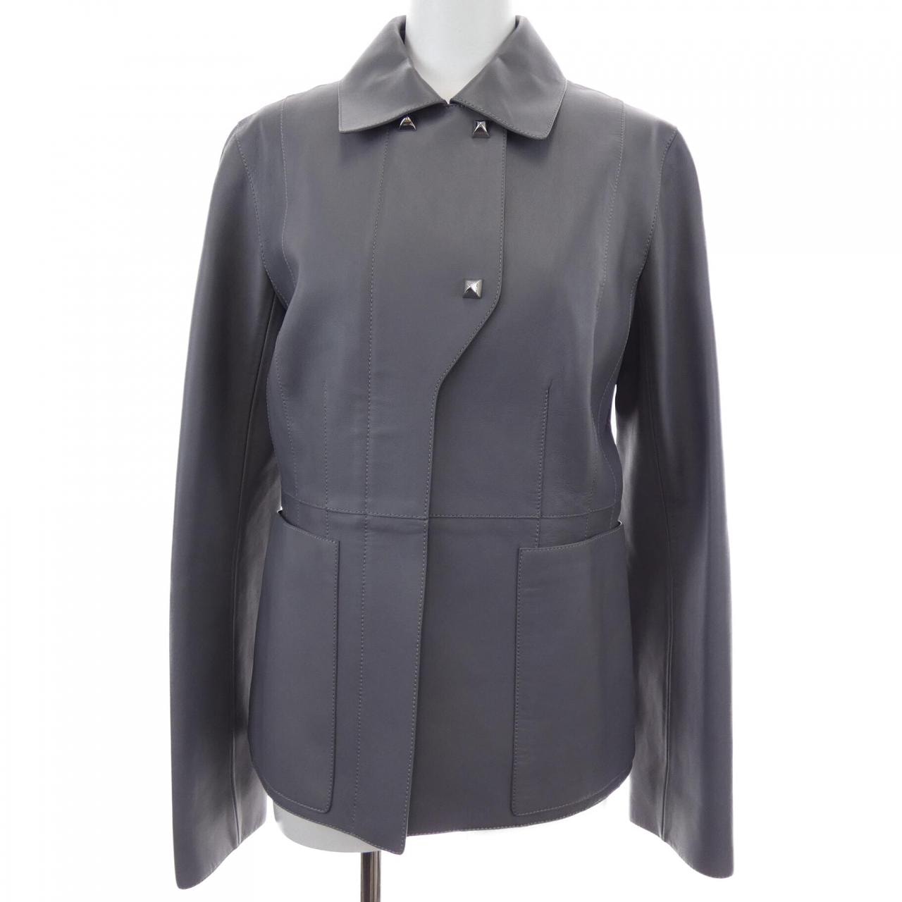 エルメス HERMES *17-7004 レザージャケット