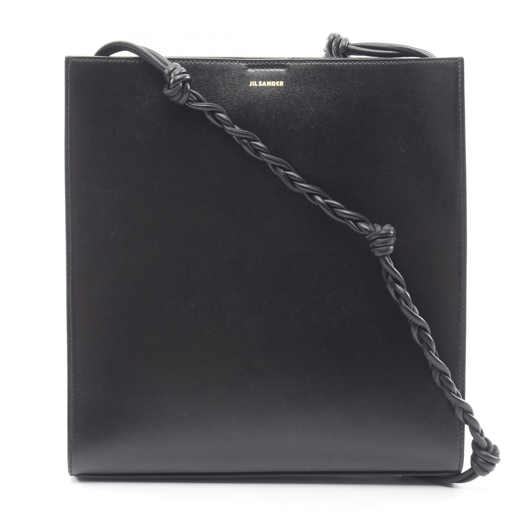 ジルサンダー JIL SANDER TANGLE ミディアム ショルダーバッグ バッグ レザー レディース ブラック系 J07WG0023P4841001 【新品】