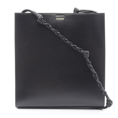 ジルサンダー JIL SANDER TANGLE ミディアム ショルダーバッグ バッグ レザー レディース ブラック系 J07WG0023P4841001 【新品】
