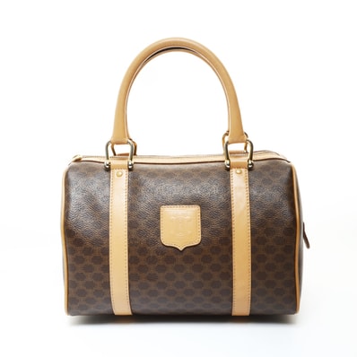 セリーヌ CELINE セリーヌ マカダム PVC ハンドバッグ【中古】