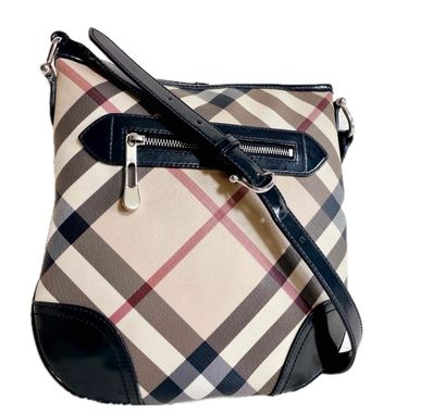 BURBERRY PRORSUM PVC メガチェック ショルダーバッグ