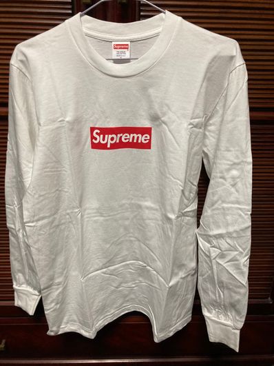 Supreme Box Logo L/S Tee "White"