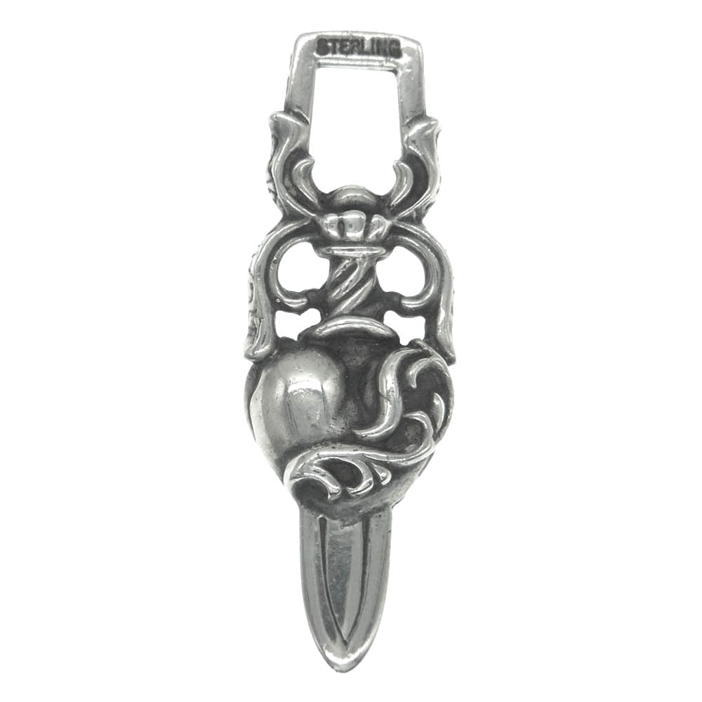 Chrome Hearts Dagger Heart Pendant "Silver"
