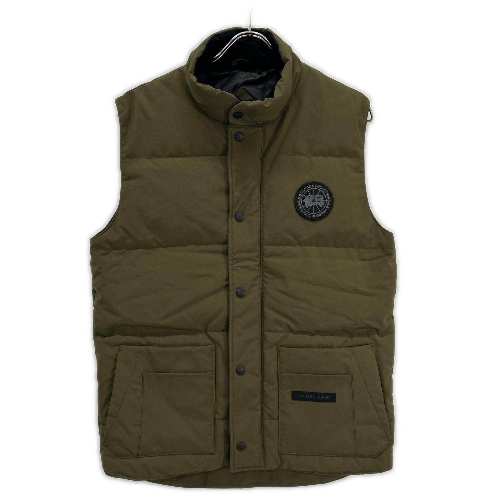 カナダグース ミリタリーグリーン 4154MB フリースタイル ダウンベスト S