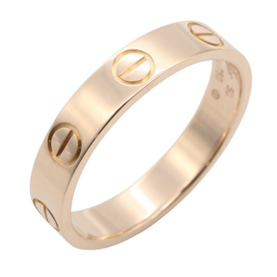 カルティエ CARTIER ミニラブリング リング・指輪 ジュエリー K18PG(ピンクゴールド) レディース ゴールド系 62994576 【中古】