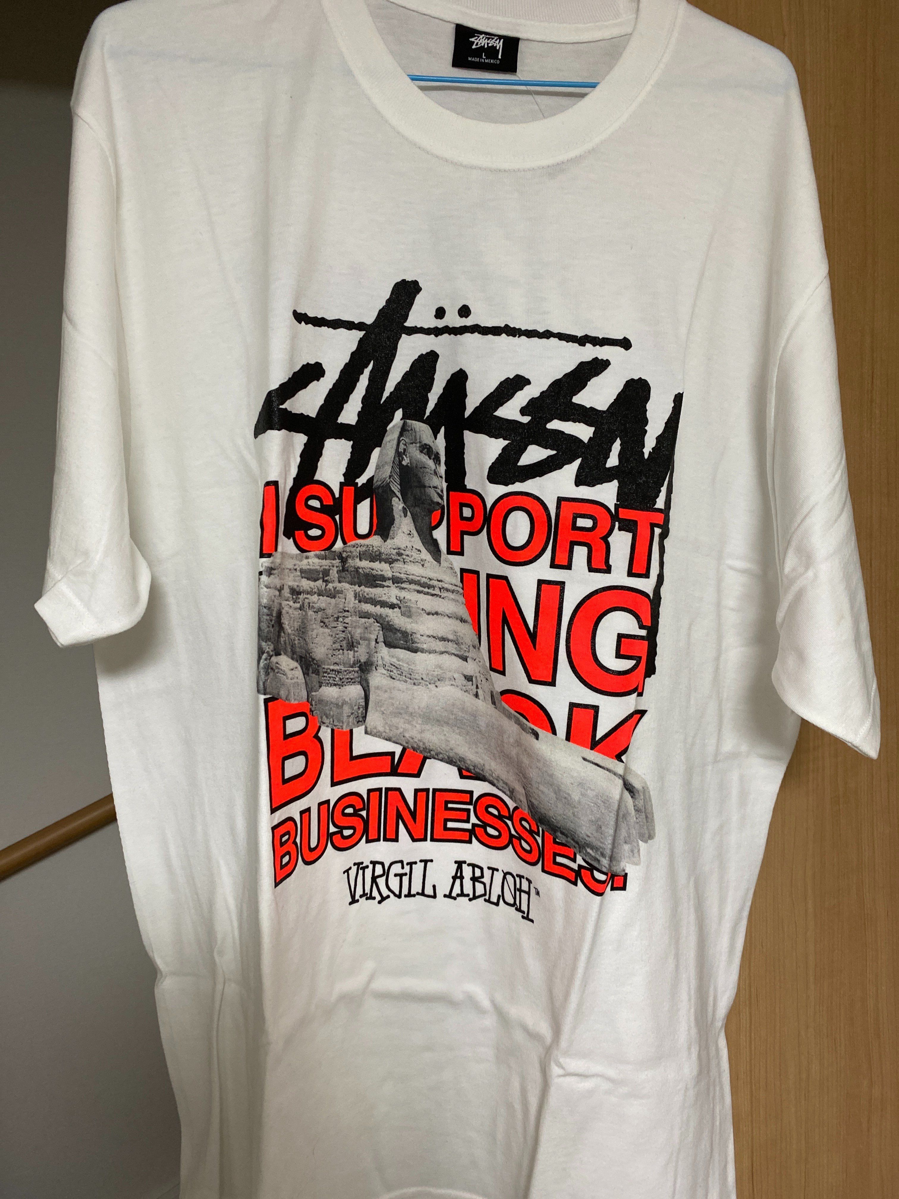 Stussy x Virgil Abloh World Tour Collection T-Shirt "White"