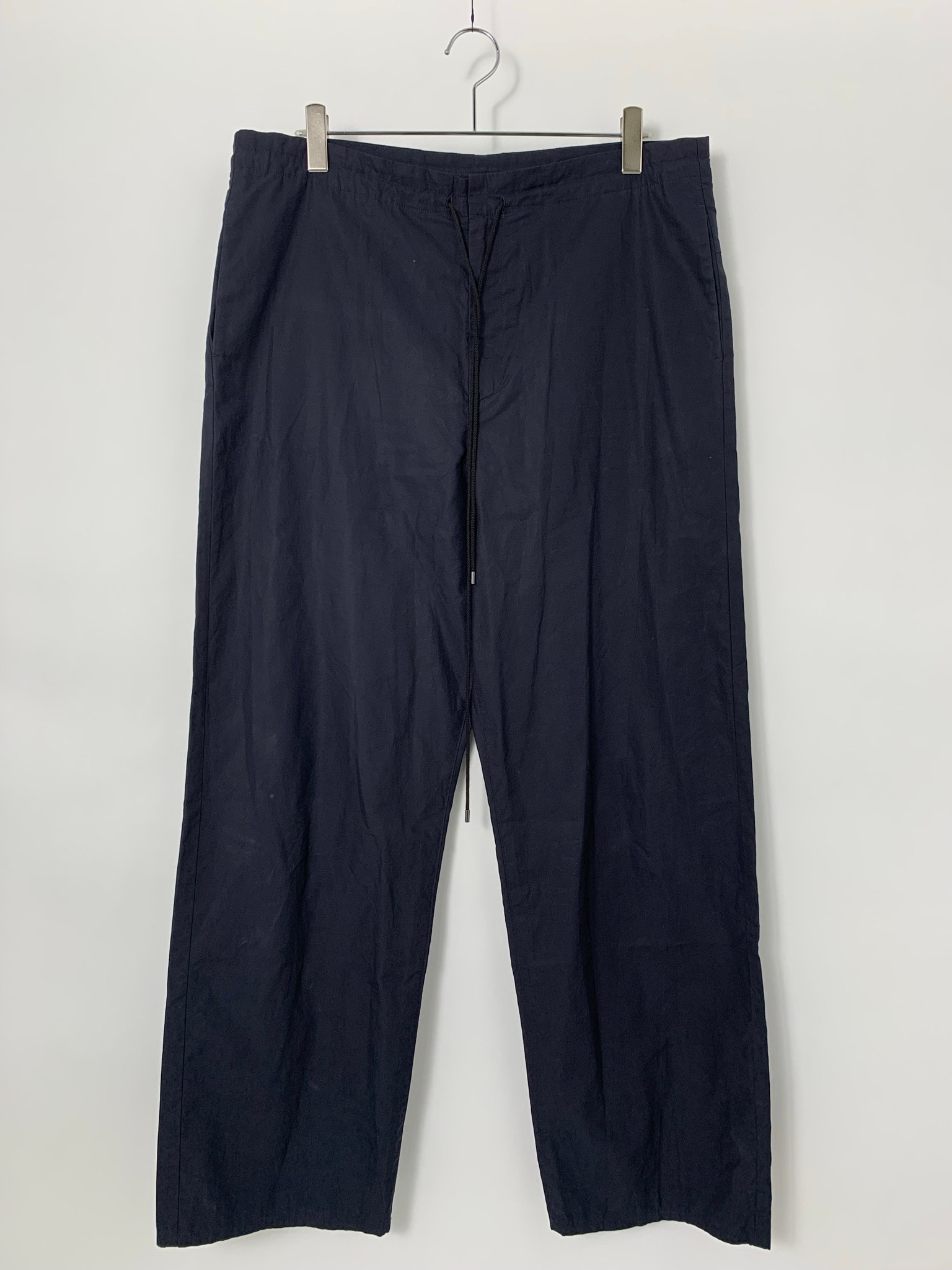 AURALEE Washed Finx Twill Easy Wide Pants "Black"