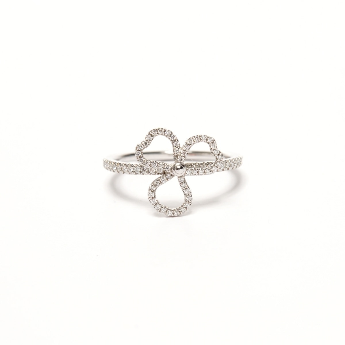 ティファニー TIFFANY&Co. ペーパーフラワー Pt950 プラチナ ダイヤモンド #12 リング・指輪【中古】