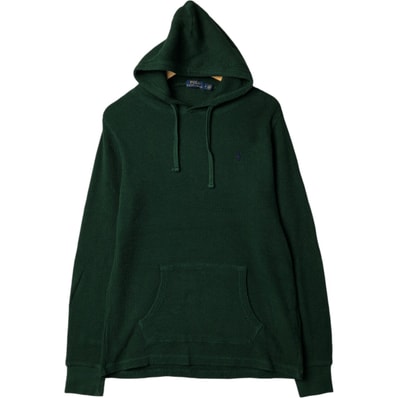 古着 ラルフローレン Ralph Lauren POLO RALPH LAUREN フード付き サーマルロンT ワッフル メンズM相当/eaa571292
