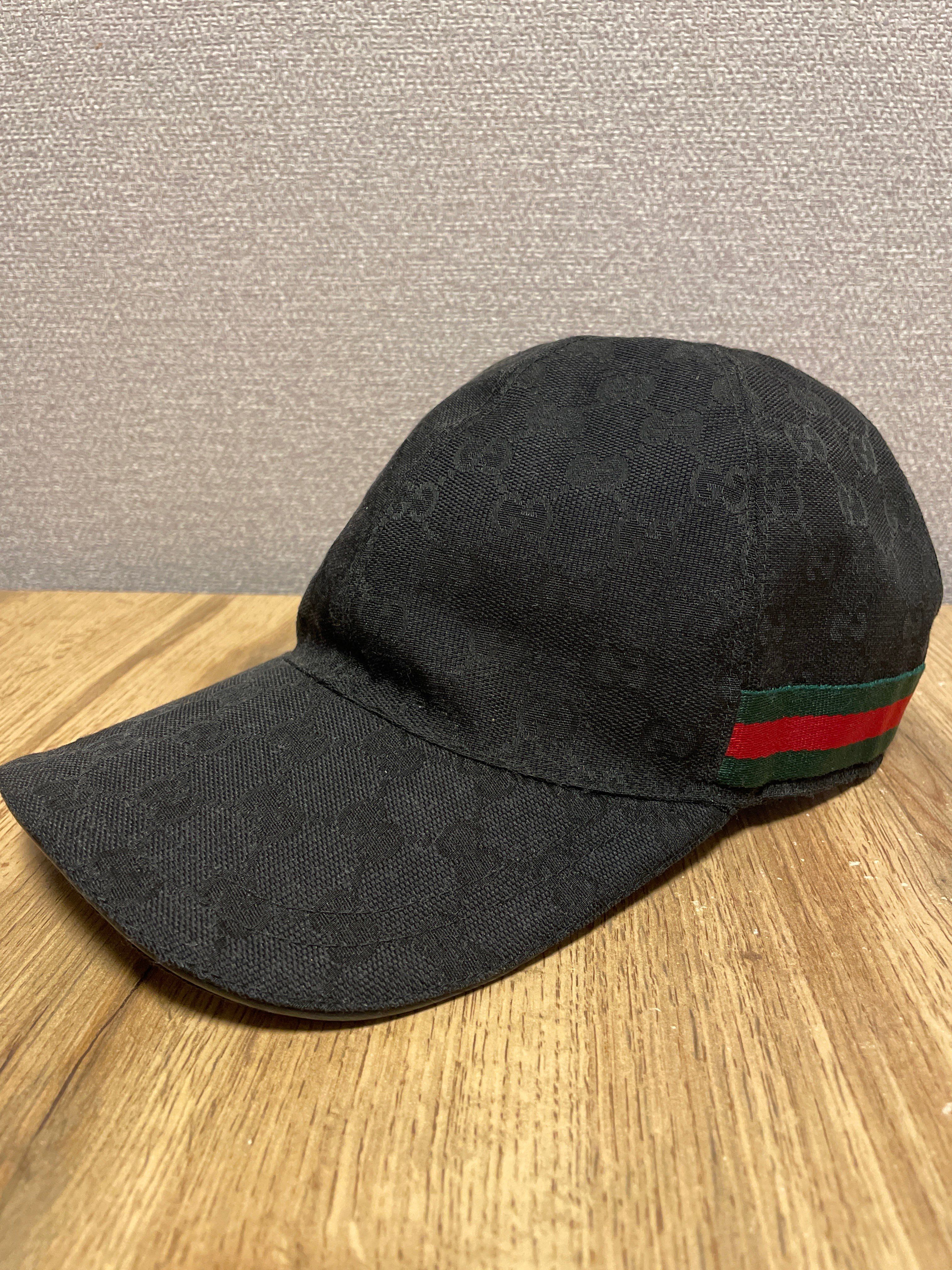 GUCCI Original GG Canvas Baseball Cap "Black"