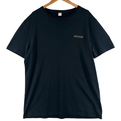 美品 ベルルッティ 半袖Tシャツ ダークネイビー メンズ XL