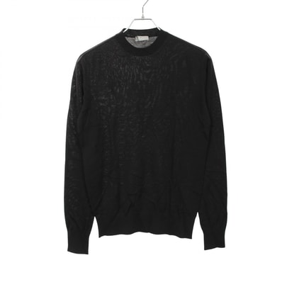 ディオール Dior BEE刺繍 クルーネック ニット 衣料品 トップス ウール レディース ブラック系 【中古】