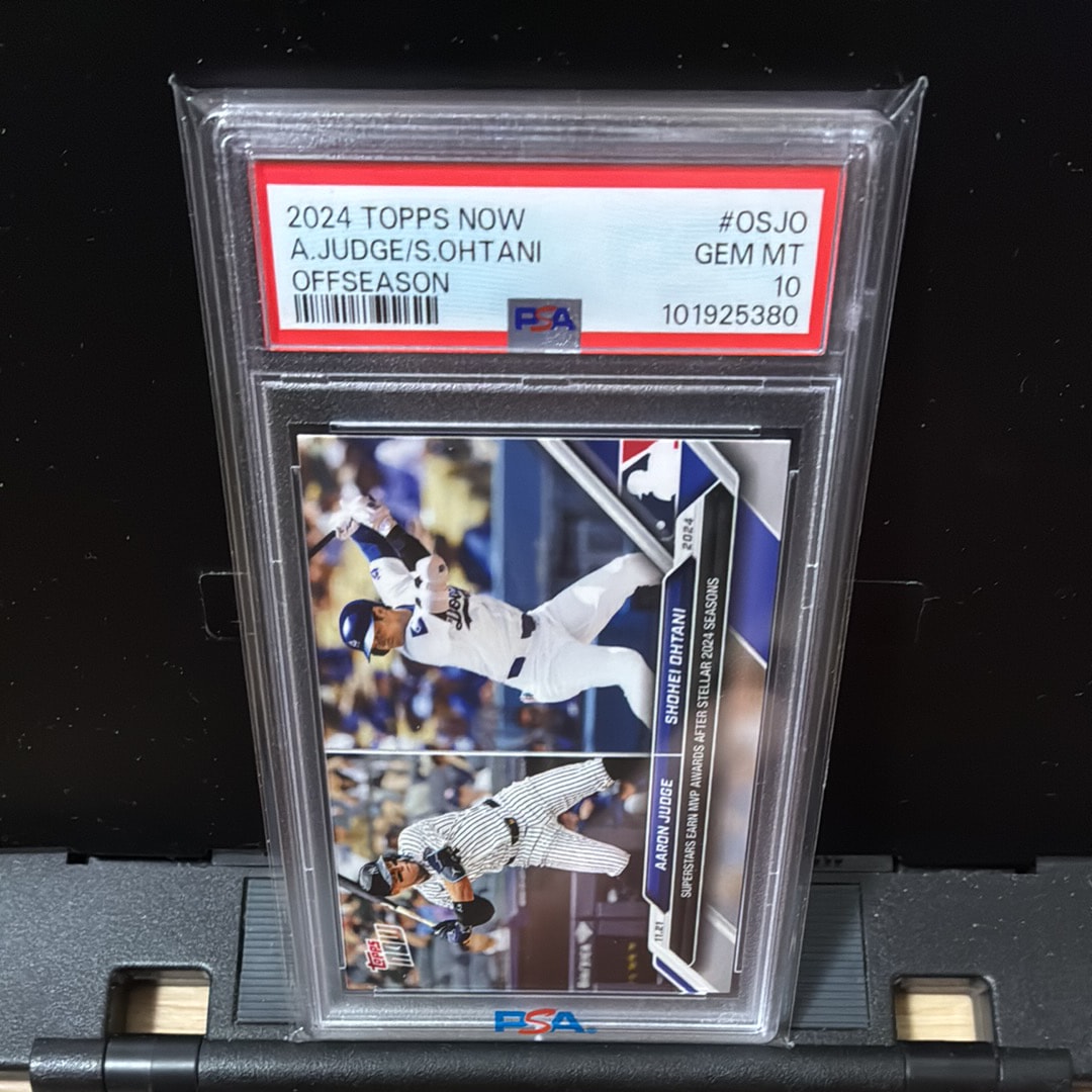 アーロンジャッジ / 大谷翔平 [OS-JO](2024 MLB トップスナウカード「LOOK FOR DUAL RELICS DUAL AUTO or DUAL AUTO-RELICS」)