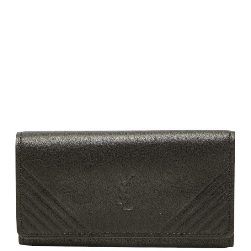サンローラン キーケース ブラック レザー レディース SAINT LAURENT 中古