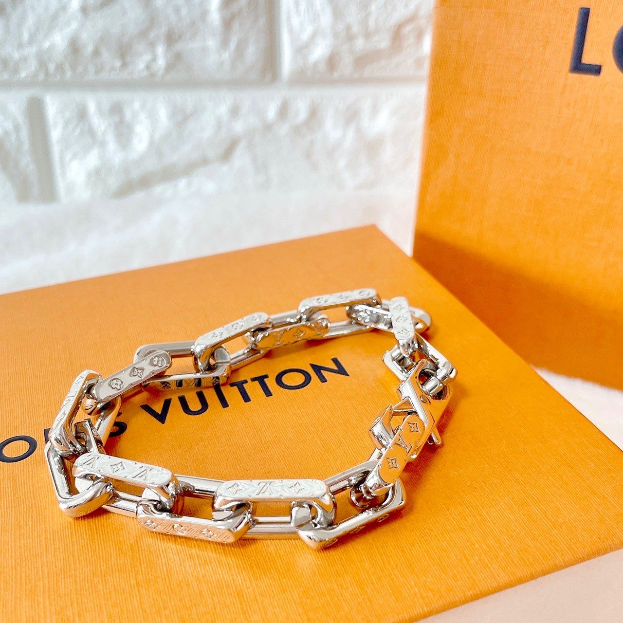 Louis Vuitton Monogram Chain Bracelet