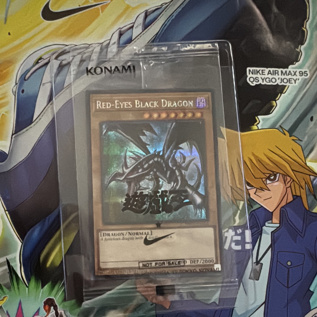 真紅眼の黒竜 SE [NKC1-EN002](遊戯王 x ナイキ エアーマックス 95 QS エアーマッスル House of Duel - 童実野町決闘遊戯館 限定プロモ) 